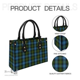 Scottish MacNeil of Barra Tartan Leather Bag for Women Scottish Plaid Tartan Plaid - ScotsTee - scotstee.com