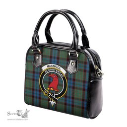 Scottish MacNicol Hunting Tartan Shoulder Handbags with Family Crest Scottish Plaid Tartan Plaid - ScotsTee - scotstee.com
