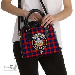 Scottish MacLachlan Modern Tartan Shoulder Handbags with Family Crest Scottish Plaid Tartan Plaid - ScotsTee - scotstee.com
