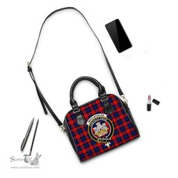 Scottish MacLachlan Modern Tartan Shoulder Handbags with Family Crest Scottish Plaid Tartan Plaid - ScotsTee - scotstee.com