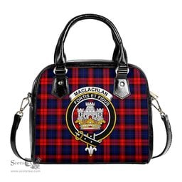 Scottish MacLachlan Modern Tartan Shoulder Handbags with Family Crest Scottish Plaid Tartan Plaid - ScotsTee - scotstee.com