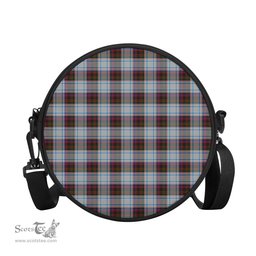 Scottish MacDonald Dress Ancient County Ireland Tartan Round Crossbody Bags - Round Purse Scottish Plaid Tartan Plaid - ScotsTee - scotstee.com