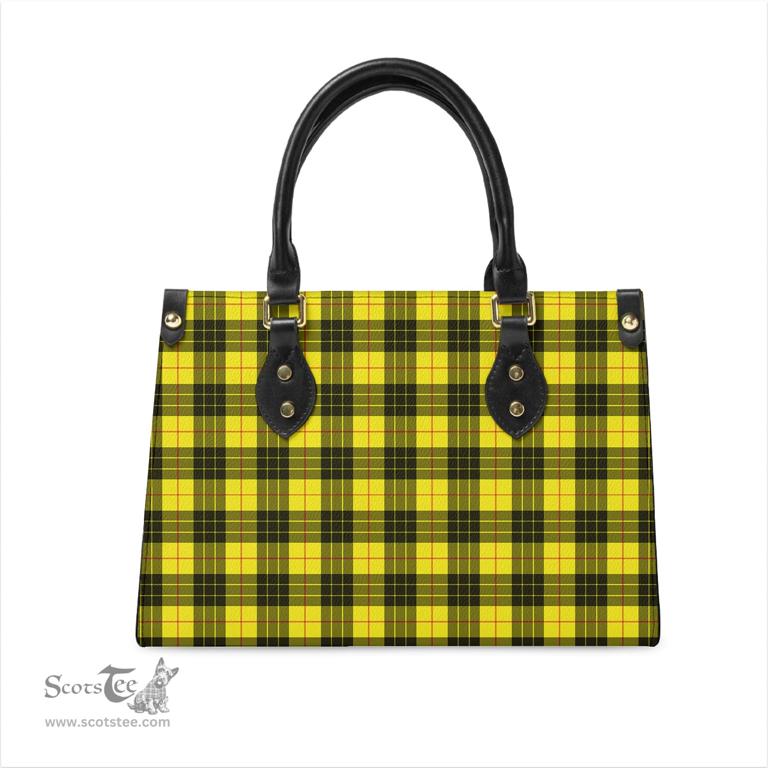 Scottish MacLeod of Lewis Modern Tartan Leather Bag for Women Scottish Plaid Tartan Plaid - ScotsTee - scotstee.com