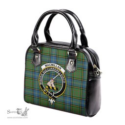 Scottish MacMillan Hunting Ancient Tartan Shoulder Handbags with Family Crest Scottish Plaid Tartan Plaid - ScotsTee - scotstee.com