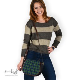 Scottish MacNeil of Colonsay Modern Tartan Saddle Crossbody Bag Scottish Plaid Tartan Plaid - ScotsTee - scotstee.com