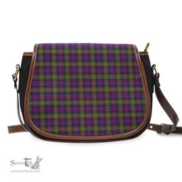 Scottish MacDonell of Glengarry Modern Tartan Saddle Crossbody Bag Scottish Plaid Tartan Plaid - ScotsTee - scotstee.com