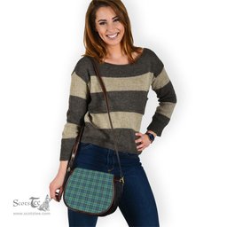 Scottish MacNeil of Colonsay Ancient Tartan Saddle Crossbody Bag Scottish Plaid Tartan Plaid - ScotsTee - scotstee.com