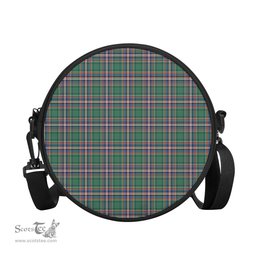 Scottish MacFarlane Hunting Ancient Tartan Round Crossbody Bags - Round Purse Scottish Plaid Tartan Plaid - ScotsTee - scotstee.com