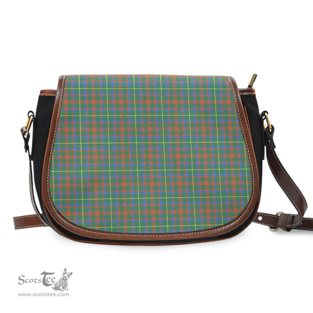 Scottish MacIntosh Hunting Ancient Tartan Saddle Crossbody Bag Scottish Plaid Tartan Plaid - ScotsTee - scotstee.com
