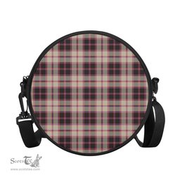 Scottish MacPherson Hunting Ancient Tartan Round Crossbody Bags - Round Purse Scottish Plaid Tartan Plaid - ScotsTee - scotstee.com