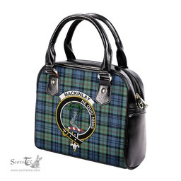 Scottish MacKinlay Ancient Tartan Shoulder Handbags with Family Crest Scottish Plaid Tartan Plaid - ScotsTee - scotstee.com
