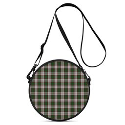 Scottish MacKinnon Dress Tartan Round Crossbody Bags - Round Purse Scottish Plaid Tartan Plaid - ScotsTee - scotstee.com