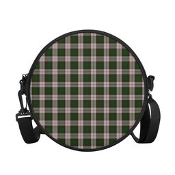Scottish MacKinnon Dress Tartan Round Crossbody Bags - Round Purse Scottish Plaid Tartan Plaid - ScotsTee - scotstee.com