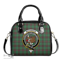 Scottish MacKinnon Hunting Ancient Tartan Shoulder Handbags with Family Crest Scottish Plaid Tartan Plaid - ScotsTee - scotstee.com