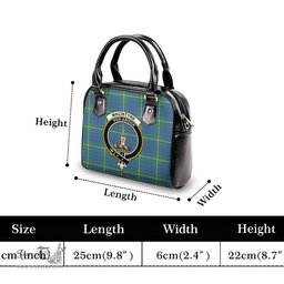 Scottish MacIntyre Hunting Ancient Tartan Shoulder Handbags with Family Crest Scottish Plaid Tartan Plaid - ScotsTee - scotstee.com