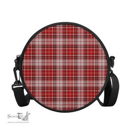 Scottish MacDougall Dress Tartan Round Crossbody Bags - Round Purse Scottish Plaid Tartan Plaid - ScotsTee - scotstee.com