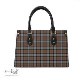 Scottish MacLaren Weathered Tartan Leather Bag for Women Scottish Plaid Tartan Plaid - ScotsTee - scotstee.com