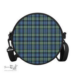 Scottish MacKinlay Ancient Tartan Round Crossbody Bags - Round Purse Scottish Plaid Tartan Plaid - ScotsTee - scotstee.com