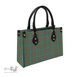 Scottish MacKintosh Hunting Ancient Tartan Leather Bag for Women Scottish Plaid Tartan Plaid - ScotsTee - scotstee.com