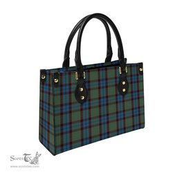 Scottish MacNicol Hunting Tartan Leather Bag for Women Scottish Plaid Tartan Plaid - ScotsTee - scotstee.com