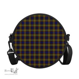 Scottish MacLellan Modern Tartan Round Crossbody Bags - Round Purse Scottish Plaid Tartan Plaid - ScotsTee - scotstee.com