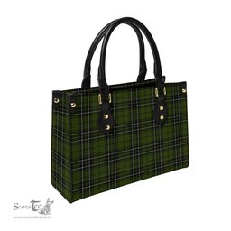 Scottish MacLean Hunting Tartan Leather Bag for Women Scottish Plaid Tartan Plaid - ScotsTee - scotstee.com