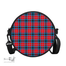Scottish MacTavish Modern Tartan Round Crossbody Bags - Round Purse Scottish Plaid Tartan Plaid - ScotsTee - scotstee.com
