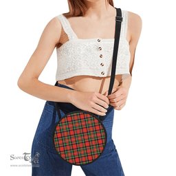 Scottish Lyle Tartan Round Crossbody Bags - Round Purse Scottish Plaid Tartan Plaid - ScotsTee - scotstee.com
