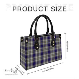Scottish Livingston Dress Tartan Leather Bag for Women Scottish Plaid Tartan Plaid - ScotsTee - scotstee.com