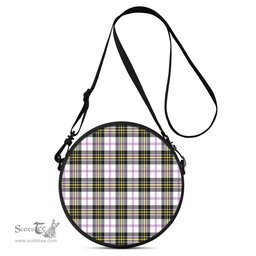 Scottish MacPherson Dress Modern Tartan Round Crossbody Bags - Round Purse Scottish Plaid Tartan Plaid - ScotsTee - scotstee.com