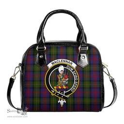Scottish MacLennan Tartan Shoulder Handbags with Family Crest Scottish Plaid Tartan Plaid - ScotsTee - scotstee.com