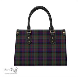 Scottish MacDonald of Clan Ranald Tartan Leather Bag for Women Scottish Plaid Tartan Plaid - ScotsTee - scotstee.com