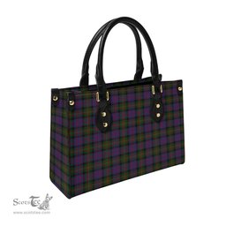 Scottish MacDonell of Glengarry Tartan Leather Bag for Women Scottish Plaid Tartan Plaid - ScotsTee - scotstee.com