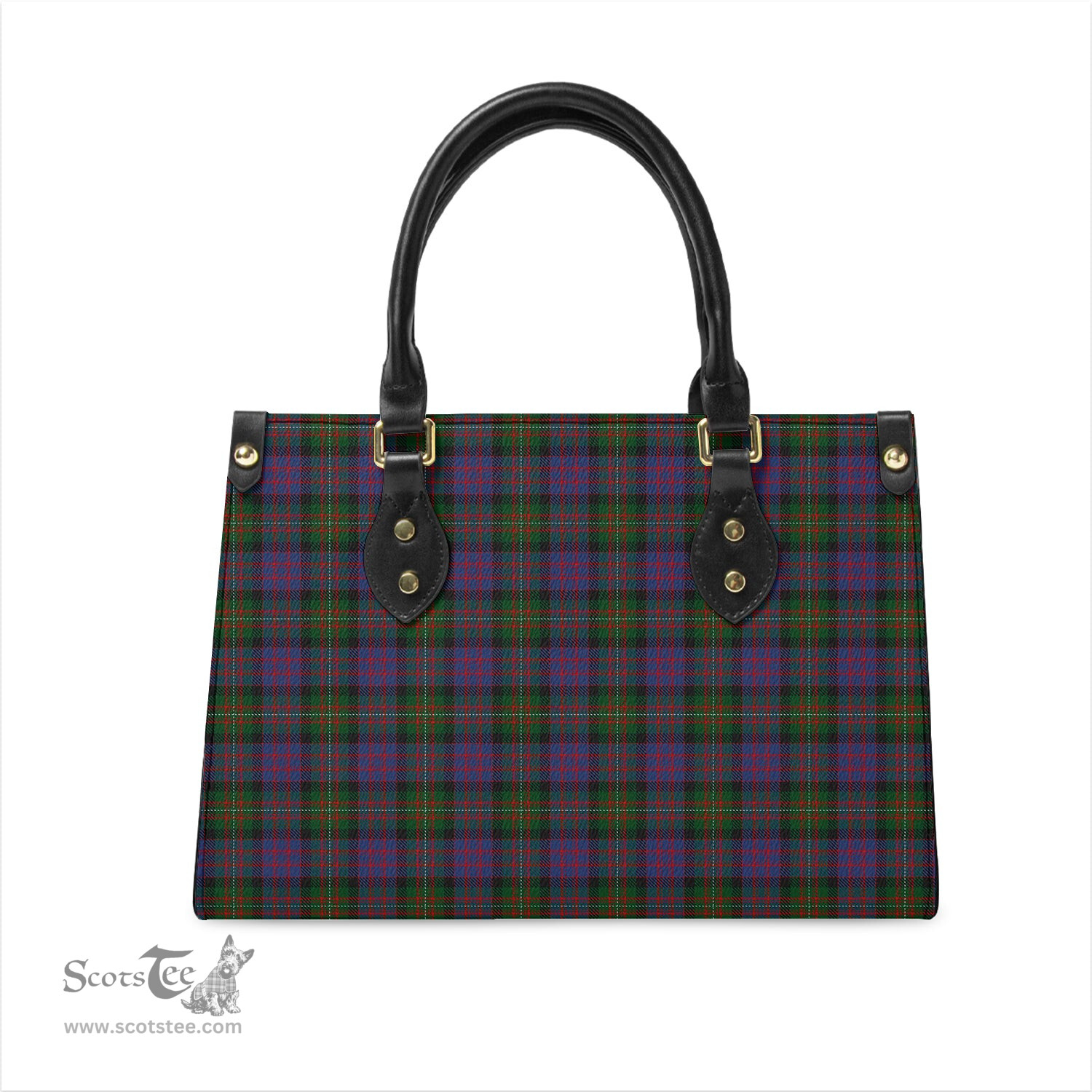 Scottish MacDonell of Glengarry Tartan Leather Bag for Women Scottish Plaid Tartan Plaid - ScotsTee - scotstee.com