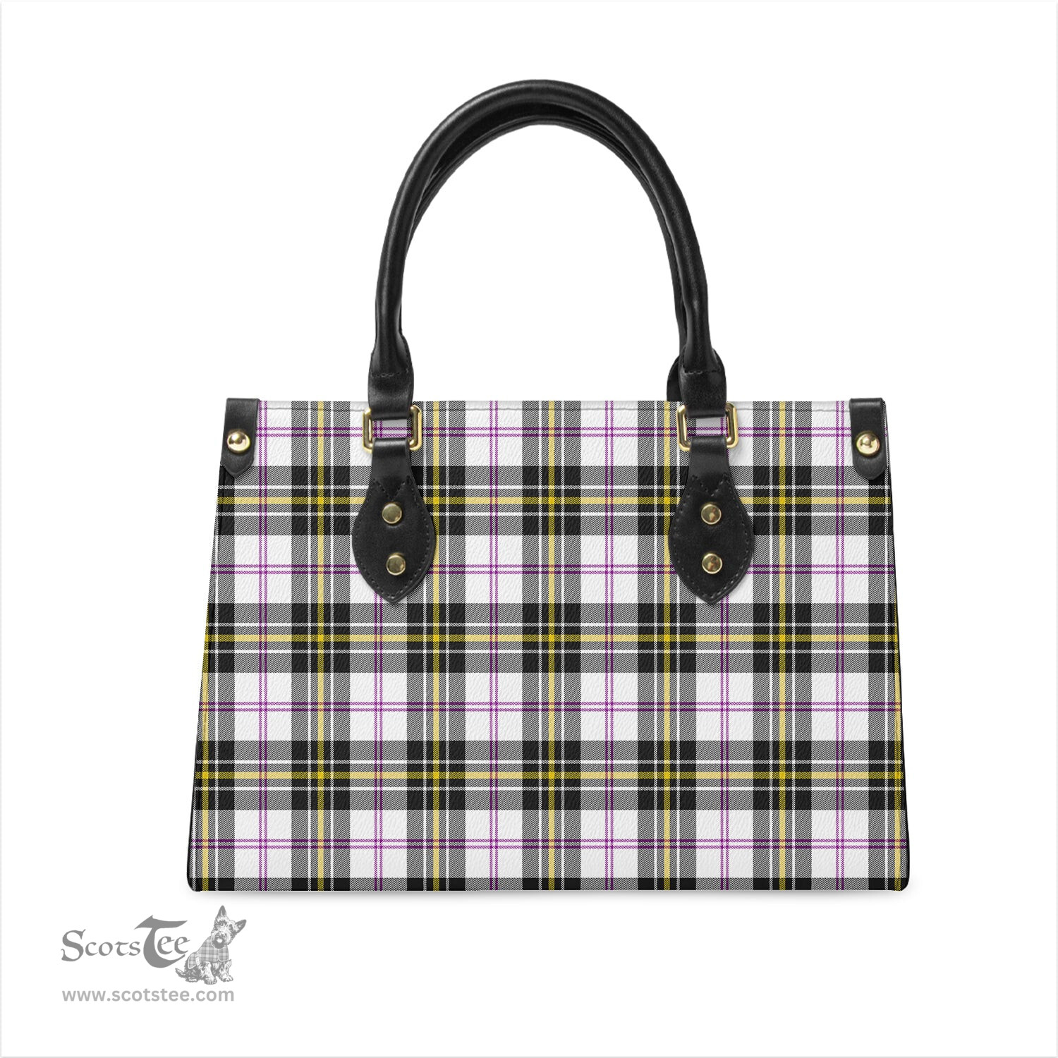 Scottish MacPherson Dress Modern Tartan Leather Bag for Women Scottish Plaid Tartan Plaid - ScotsTee - scotstee.com