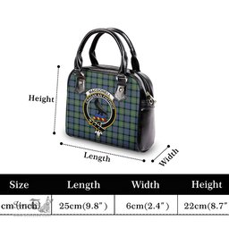 Scottish MacDonell of Glengarry Ancient Tartan Shoulder Handbags with Family Crest Scottish Plaid Tartan Plaid - ScotsTee - scotstee.com