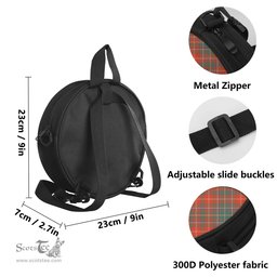 Scottish MacDougall Ancient Tartan Round Crossbody Bags - Round Purse Scottish Plaid Tartan Plaid - ScotsTee - scotstee.com