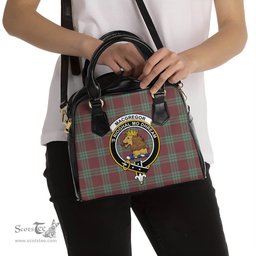 Scottish MacGregor Hunting Ancient Tartan Shoulder Handbags with Family Crest Scottish Plaid Tartan Plaid - ScotsTee - scotstee.com