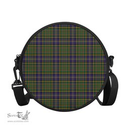 Scottish MacMillan Hunting Modern Tartan Round Crossbody Bags - Round Purse Scottish Plaid Tartan Plaid - ScotsTee - scotstee.com