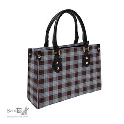 Scottish MacDonald Dress Ancient Tartan Leather Bag for Women Scottish Plaid Tartan Plaid - ScotsTee - scotstee.com