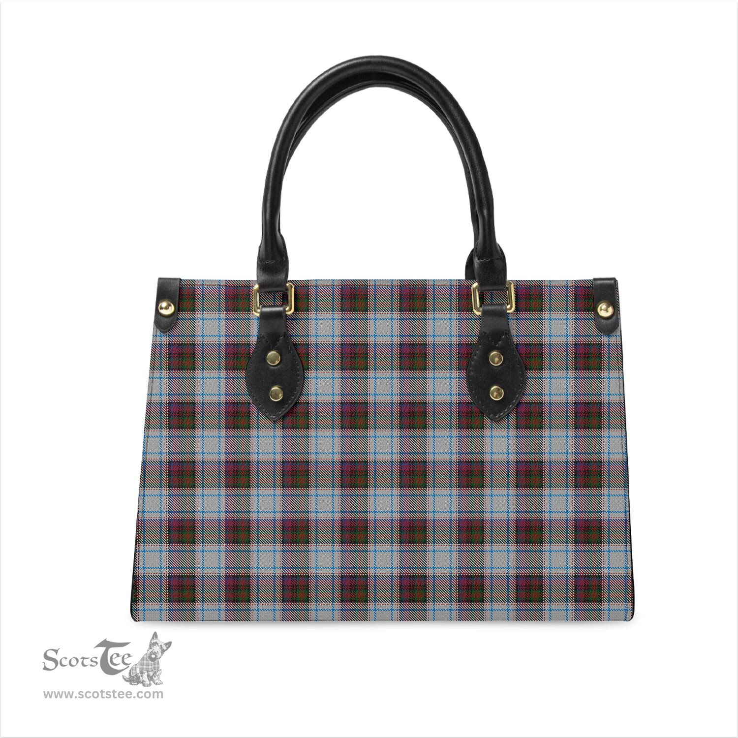 Scottish MacDonald Dress Ancient Tartan Leather Bag for Women Scottish Plaid Tartan Plaid - ScotsTee - scotstee.com