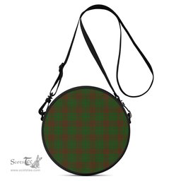 Scottish MacAlister of Glenbarr Hunting Tartan Round Crossbody Bags - Round Purse Scottish Plaid Tartan Plaid - ScotsTee - scotstee.com