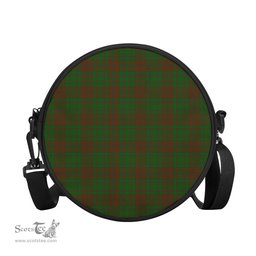 Scottish MacAlister of Glenbarr Hunting Tartan Round Crossbody Bags - Round Purse Scottish Plaid Tartan Plaid - ScotsTee - scotstee.com