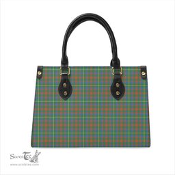 Scottish MacIntosh Hunting Ancient Tartan Leather Bag for Women Scottish Plaid Tartan Plaid - ScotsTee - scotstee.com