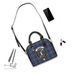 Scottish MacRaes of America Tartan Shoulder Handbags with Family Crest Scottish Plaid Tartan Plaid - ScotsTee - scotstee.com