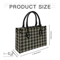 Scottish MacKinnon Dress Tartan Leather Bag for Women Scottish Plaid Tartan Plaid - ScotsTee - scotstee.com