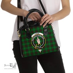 Scottish Logie Tartan Shoulder Handbags with Family Crest Scottish Plaid Tartan Plaid - ScotsTee - scotstee.com