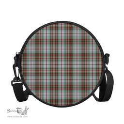 Scottish MacBain Dress Tartan Round Crossbody Bags - Round Purse Scottish Plaid Tartan Plaid - ScotsTee - scotstee.com