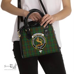 Scottish MacKintosh Hunting Tartan Shoulder Handbags with Family Crest Scottish Plaid Tartan Plaid - ScotsTee - scotstee.com