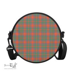 Scottish MacKintosh Ancient Tartan Round Crossbody Bags - Round Purse Scottish Plaid Tartan Plaid - ScotsTee - scotstee.com